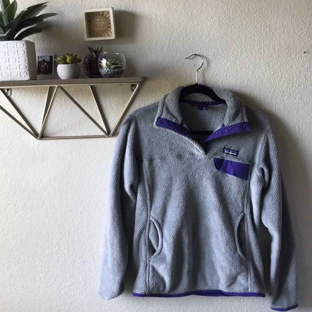PATAGONIA🌄 Grey Fleece Pullover